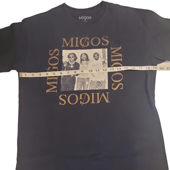 Migos Men's Medium Black T Shirt - Picture 4 of 5